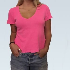 Hot pink T-shirt